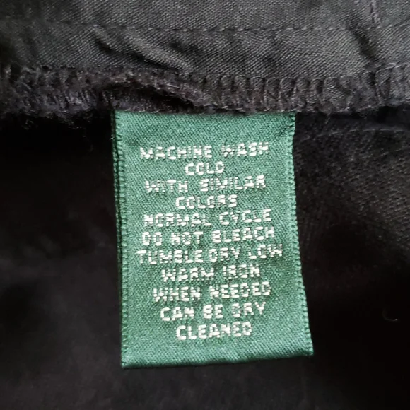 Lauren Ralph Lauren NEW 6-pocket Women's Shorts Linen Cotton NWT BLACK - Picture 9 of 14